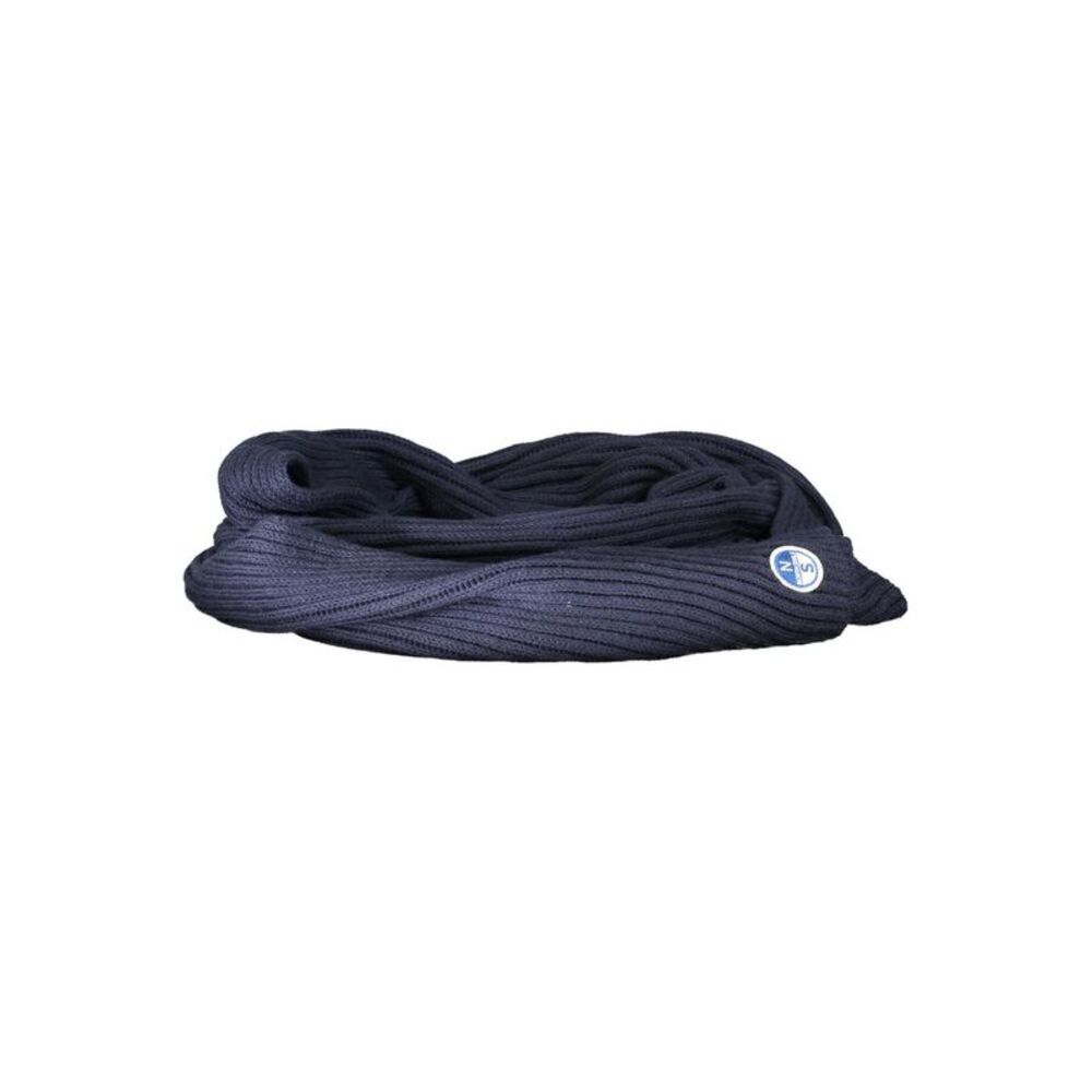 North Sails Blue Cotton Men Men's Scarf